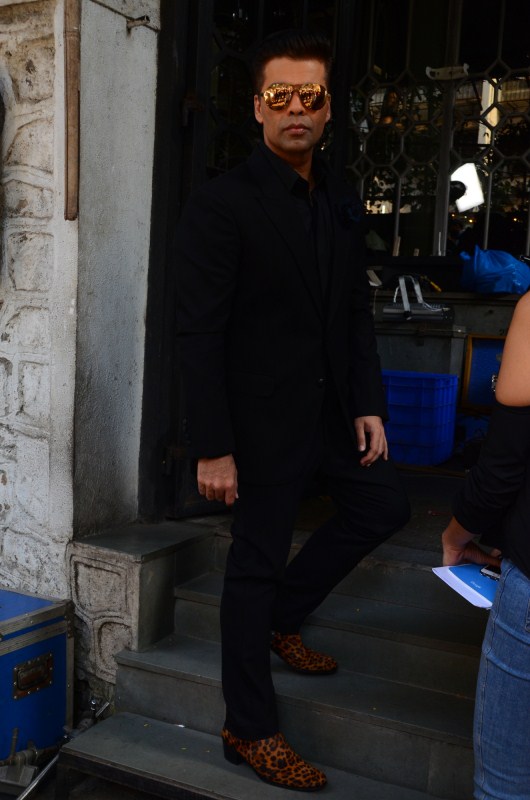 Karan Johar spotted at Korner house. Akshay Khanna,Sonakshi Sinha,Sidharth Malhotra,Karan Johar,Akshay Khanna at Korner house,Akshay Khanna at Korner house,Akshay Khanna at Korner house,Akshay Khanna at Korner house