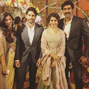 Rana Daggubati at Naga Chaitanya and Samantha's Wedding Reception.