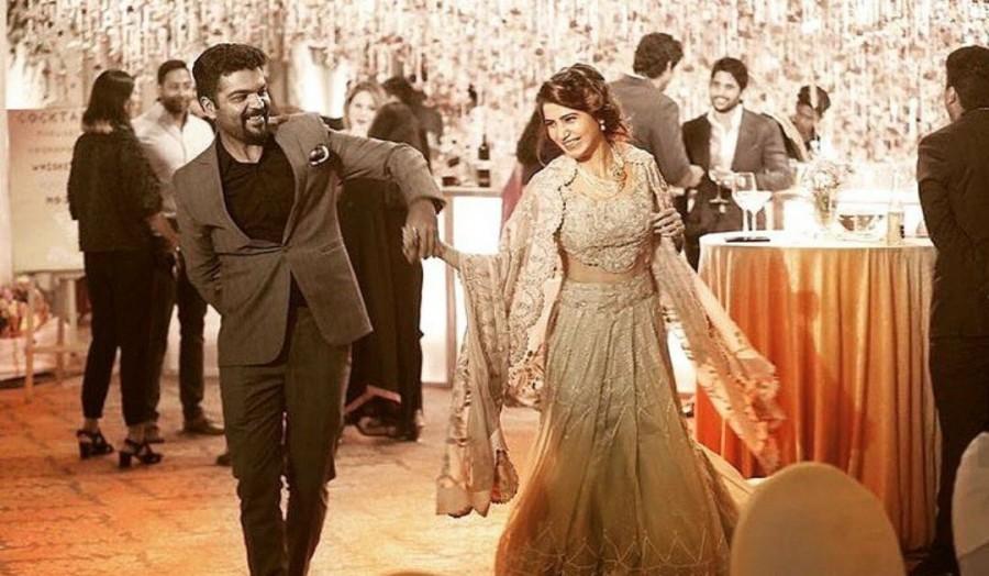 Actor Naga Chaitanya and Samantha's Wedding Reception pics. Naga Chaitanya,Samantha,Samantha Ruth Prabhu,Naga Chaitanya and Samantha,Naga Chaitanya and Samantha Wedding Reception,Naga Chaitanya and Samantha Reception,Naga Chaitanya Wedding Reception,Samantha Wedding Reception
