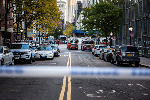 A man in a rented pickup truck drove onto a busy bicycle path near the World Trade Center memorial and mowed down people Tuesday, killing at least eight and injuring several others. New York attack,New York terror attack,Argentine,Lower Manhattan,New York,Argentine nationals