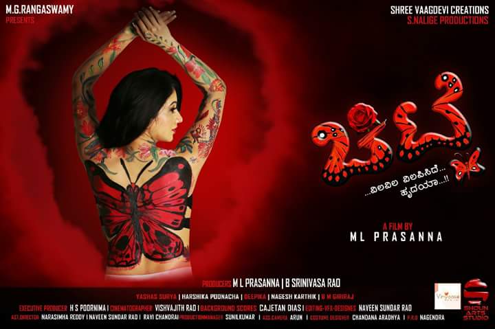Actrerss Harshika Poonacha took to micro-blogging site Twitter to reveal the first look of the film by tweeting: "#Chitte #Flyingsoon". Harshika Poonacha,Harshika Poonacha as Chitte,Chitte,Chitte first look poster,Chitte first look,Chitte poster,Chitte movie poster