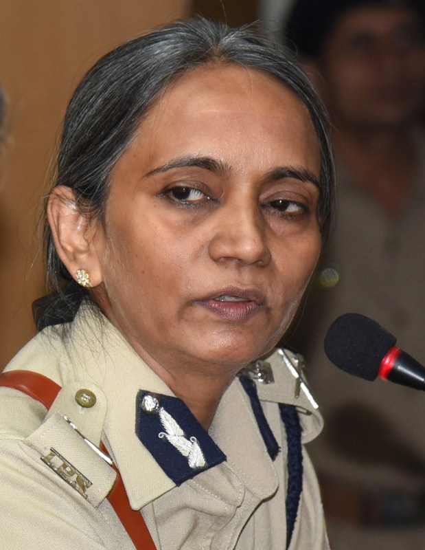 Neelamani N Raju who assumed charge as DG and IGP of Karnataka at DGP Office in Bangalore, on Oct 31, 2017. Neelamani N Raju,Neelamani N Raju as Karnataka DG & IGP,Karnataka DG & IGP,First Woman Police Chief