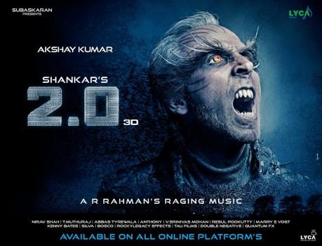 A new poster of Akshay from the upcoming 3D sci-fi entertainer was unveiled on Wednesday. The National-Award winner is seen sporting spikey teeth, golden-yellow eyes, white hair and long eyelashes and brows. Akshay will be essaying the prime antagonist in the film as an eccentric scientist named Richard, while Rajinikanth returns as scientist Vaseegaran. 