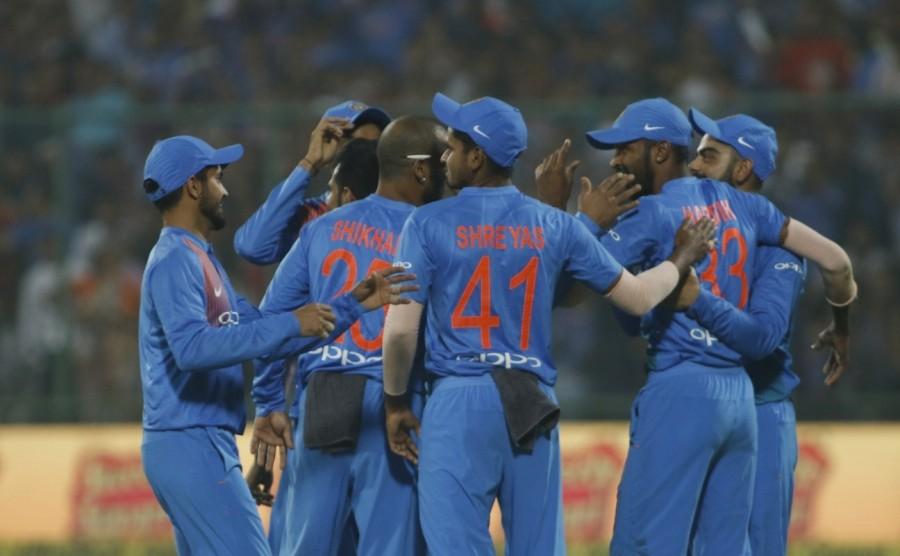 While Dhawan belted a 52-ball 80, to eclipse his previous highest T20I score of 60, Rohit continued his glorious form to smash a 55-ball 80, comprising six boundaries and four sixes. With the dew setting in, the New Zealanders found it tough to grip the ball, which was well utilised by the Indian duo, reaching 80/0 midway through the innings. Dhawan had by now reached his third T20 fifty with a single off an inside edge off left-arm spinner Mitchell Santner, who cramped him for room. The southpaw turned up the heat by smashing a couple of sixes even as Rohit got to his 12th T20I half century by clobbering Santner for a maximum and two consecutive boundaries as India's score crossed the 150-run mark in no time. Leg-spinner Ish Sodhi, who was till now at the receiving end of Dhawan's onslaught, got the better of the southpaw with a googly outside off. India thrash New Zealand,India beats New Zealand,Ashish Nehra,ashish nehra farewell,ashish nehra retirement match,Ashish Nehra retirement