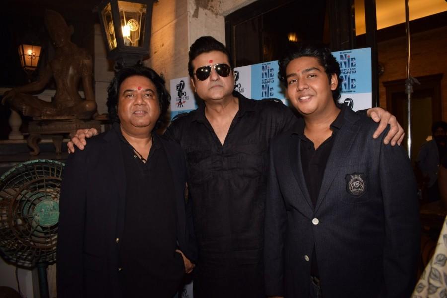 Vikash Verma, Armaan Kohli and Dhruv Verma during the Mahurat launch of Indo-Polish film Nie Means Nie. Rajkumar Kohli,Gulshan Grover,Indo-Polish film,Nie means Nie,Nie means Nie Mahurat,Nie means Nie launch,Nie means Nie movie Mahurat,Nie means Nie movie launch,Dhruv Verma,Vikash Verma,Armaan Kohli,Hariharan
