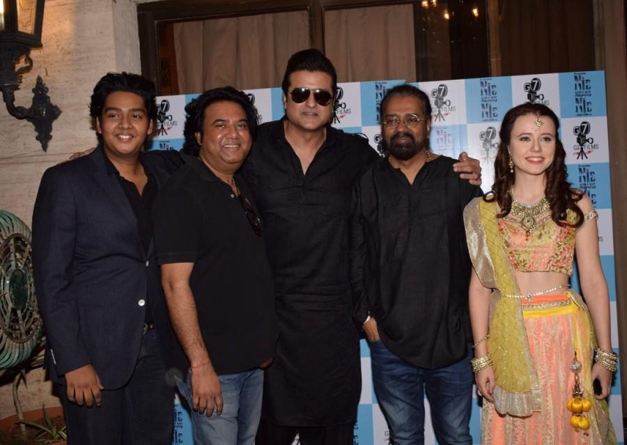 Dhruv Verma, Vikash Verma, Armaan Kohli, Hariharan and Anna Ador during the Mahurat launch of Indo-Polish film Nie Means Nie. Rajkumar Kohli,Gulshan Grover,Indo-Polish film,Nie means Nie,Nie means Nie Mahurat,Nie means Nie launch,Nie means Nie movie Mahurat,Nie means Nie movie launch,Dhruv Verma,Vikash Verma,Armaan Kohli,Hariharan