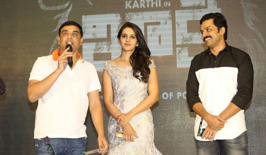 Dil Raju, Karthi, Rakul Preet Singh spotted at Khakee audio launch. Karthi,Rakul Preet Singh,Dil Raju,Khakee,Khakee audio launch,Khakee audio launch pics,Khakee audio launch images,Khakee audio launch stills,Khakee audio launch pictures,Khakee audio launch photos