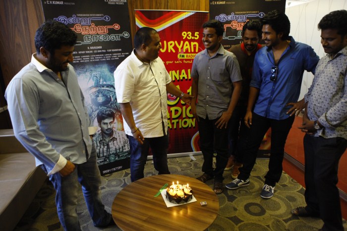 Indru Netru Naalai Single Track Audio Launch at Suryan FM Indru Netru Naalai Single Track Audio Launch,Indru Netru Naalai,tamil movie Indru Netru Naalai,audio launch,event,tamil event