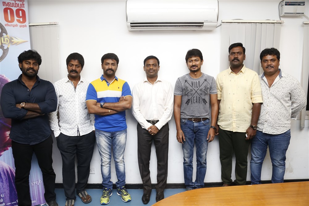 Tamil movie Ippadai Vellum press meet held at Chennai. Celebs like Udhayanidhi Stalin, Soori, Raadhika Sarathkumar, Richard M. Nathan, Praveen K L and others graced the event. Udhayanidhi Stalin,Soori,Raadhika Sarathkumar,Raju Mahalingam,RK Suresh,Daniel Balaji,Ippadai Vellum,Ippadai Vellum press meet,Ippadai Vellum press meet pics,Ippadai Vellum press meet images,Ippadai Vellum press meet stills,Ippadai Vellum press meet pictu