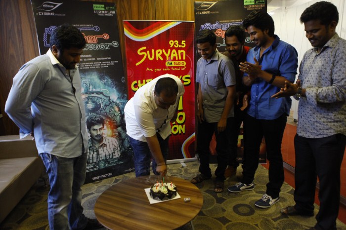 Indru Netru Naalai Team at Suryan FM Indru Netru Naalai Single Track Audio Launch,Indru Netru Naalai,tamil movie Indru Netru Naalai,audio launch,event,tamil event