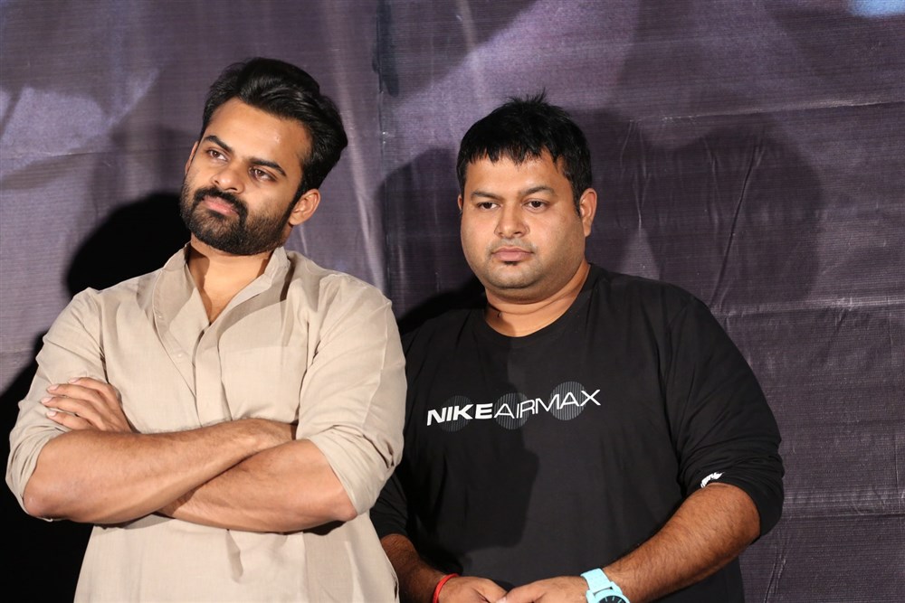 Sai Dharam Tej and Thaman spotted at Jawaan Press Meet. Jawaan Press Meet,Jawaan,Sai Dharam Tej,Dil Raju,S Thaman,Jawaan Press Meet pics,Jawaan Press Meet images,Jawaan Press Meet stills,Jawaan Press Meet pictures,Jawaan Press Meet photos