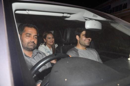 Sonakshi Sinha attends Ittefaq special screening in Mumbai on November 2, 2017.