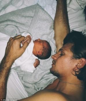 TOWIE star Jake Hall welcomes baby and shares first adorable photo newborn daughter.