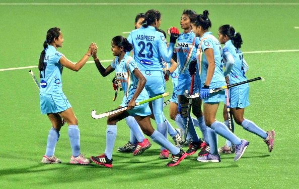 Meanwhile, China won their fourth penalty corner of the match with a little less than three minutes to go for the final whistle. But it was brilliantly saved by rusher Sunita Lakra and almost immediately, India launched a counter attack but only to send the ball wide off the target and complete the full-time in a stalemate resulting in a shootout. India beat China,Asia Cup hockey title,Indian wins Asia Cup hockey title,Asia Cup hockey,Asia Cup Hockey 2017