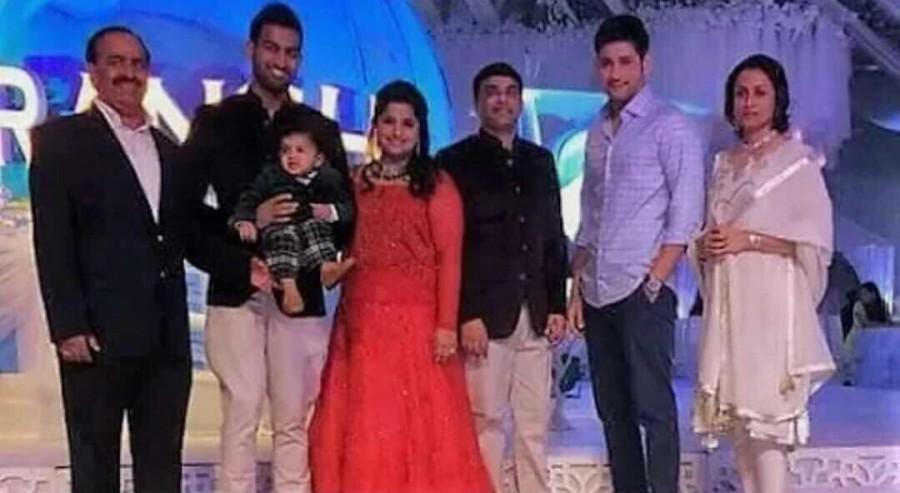 Mahesh Babu and Namrata at producer Dil Raju's grandson Aransh's 1st B'day function. Mahesh Babu and Namrata,Mahesh Babu and Namrata Shirodkar,Mahesh Babu,Namrata Shirodkar,Dil Raju,Dil Raju grandson,Dil Raju grandson birthday