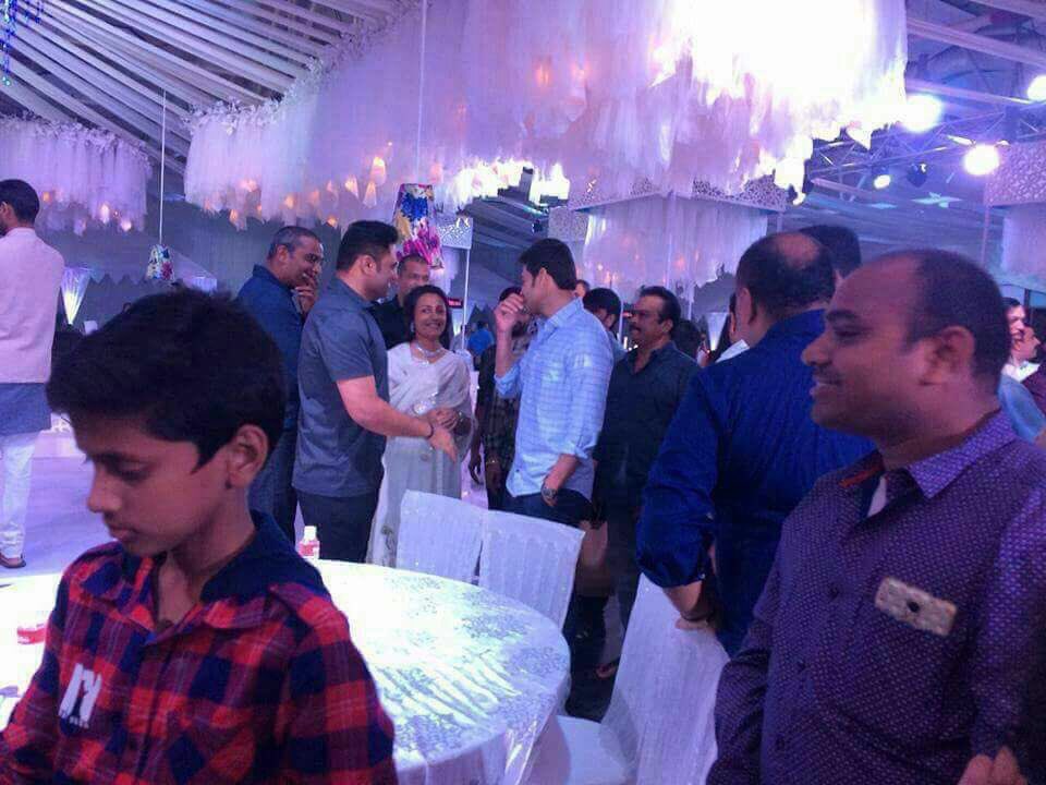 Mahesh Babu with his wife Namrata Shirodkar at producer Dil Raju's grandson Aransh's 1st B'day function. Mahesh Babu and Namrata,Mahesh Babu and Namrata Shirodkar,Mahesh Babu,Namrata Shirodkar,Dil Raju,Dil Raju grandson,Dil Raju grandson birthday