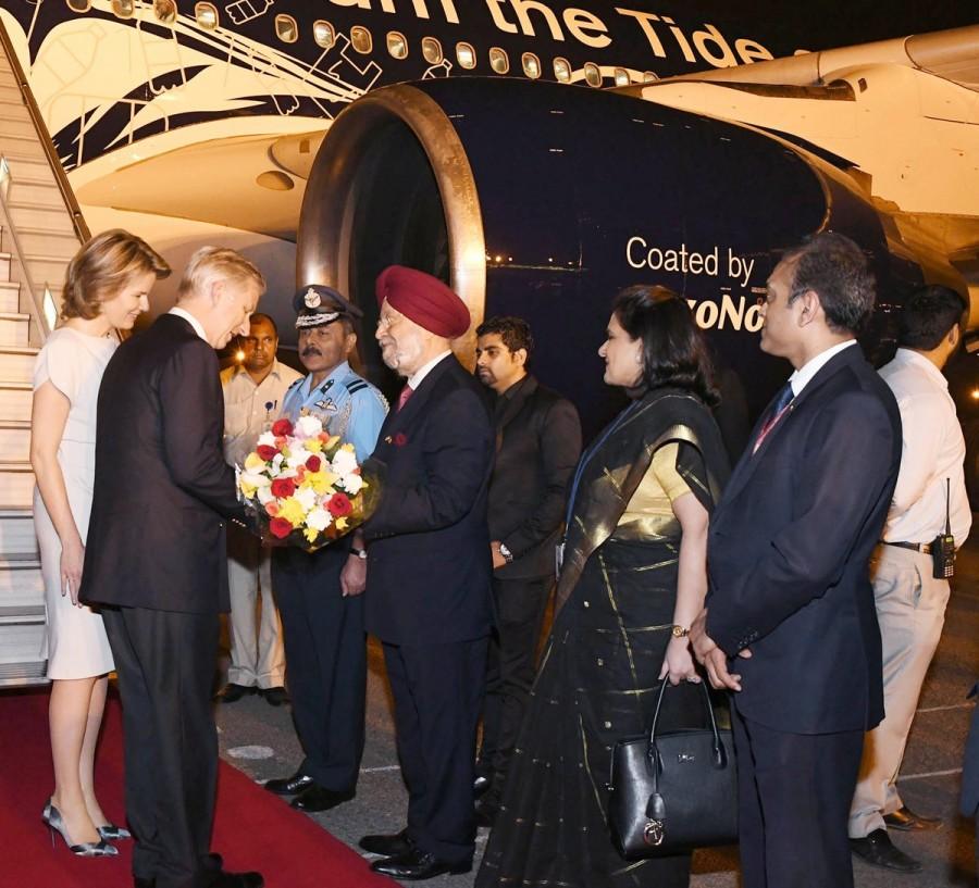 King Phillipe is the third Belgian monarch to make a state visit to India after earlier such visits in 1970 and 2008. The importance of the visit can be gauged from the fact that a Belgian King makes only one state visit to a country during the course of his reign. Belgian King Philippe,Phillipe and Mathilda,belgian royal family,Belgian royal couple,Queen Mathilda,Belgium King Phillipe