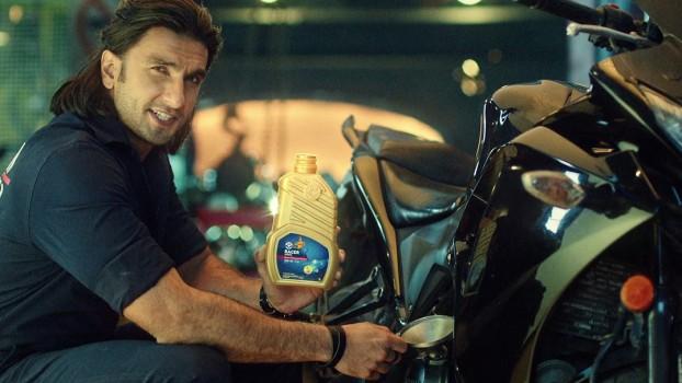 Actor Ranveer Singh plays an offbeat mechanic for HP Lubricants' 