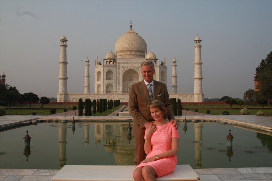 They spent around two hours evincing keen interest in the architectural details of the Mughal white marble marvel, that looks sparkling white after the recent mud pack beauty treatment. King Philippe and Queen Mathilde,King Philippe,Queen Mathilde,King Philippe,Queen Mathlide visit Taj Mahal,King Philippe visits Taj Mahal,Queen Mathlide visits Taj Mahal,Taj Mahal