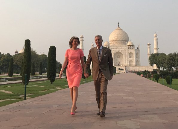 He is scheduled to meet Prime Minister Narendra Modi for talks in New Delhi on Tuesday. King Philippe and Queen Mathilde,King Philippe,Queen Mathilde,King Philippe,Queen Mathlide visit Taj Mahal,King Philippe visits Taj Mahal,Queen Mathlide visits Taj Mahal,Taj Mahal
