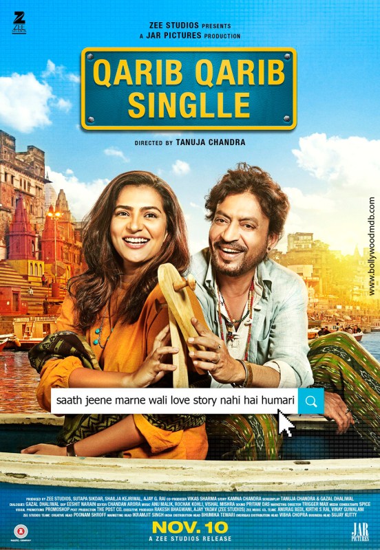 Presented by Zee Studios, 'Qarib Qarib Singlle' is A Jar Pictures production and is helmed by filmmaker Tanuja Chandra, the film is set to release on 10th November 2017. Team Qarib Qarib Singlle,Irrfan Khan,screening,Qarib Qarib Singlle special screening,Irrfan Khan and Parvathy