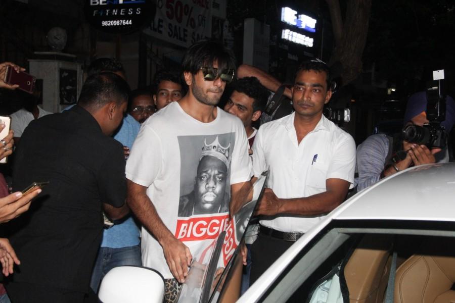 "Old me," the "Bajirao Mastani" star captioned one of his image. He later shared an image of him getting a haircut in a salon. Ranveer Singh,actor Ranveer Singh,Ranveer Singh Padmavati look,Ranveer Singh bids goodbye to Padmavati look,Ranveer Singh shorter hair,Ranveer Singh short hair,Padmavati,Alauddin Khilji