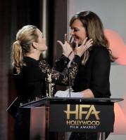 Kate Winslet and Allison Janney kiss,Kate Winslet,Allison Janney,Kate Winslet Allison Janney kiss,Kate Winslet Allison Janney lock lips,Hollywood Film Awards