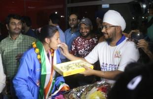 Indian women's hockey team,women's hockey team,T3 Airport,Indian women hockey team