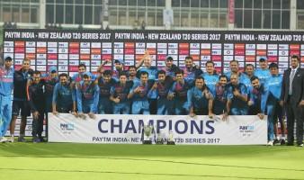 India beat New Zealand,India beat New Zealand by 6 runs,India vs New Zealand,T20 series 2-1,Jasprit Bumrah,Bhuvneshwar Kumar,Virat Kohli