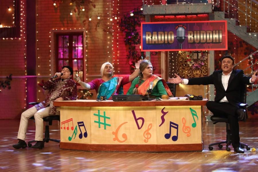 A Musical Moment on The Drama Company. The Drama Company Episode,The Drama Company,Anu Malik,Raveena Tandon,Altaf Raja