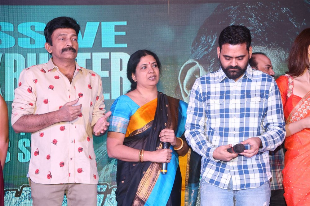 Rajasekhar, Jeevitha, Praveen Sattaru spotted at PSV Garuda Vega success meet. Rajasekhar,Pooja Kumar,Shraddha Das,PSV Garuda Vega,PSV Garuda Vega success meet,PSV Garuda Vega success meet pics,PSV Garuda Vega success meet images,PSV Garuda Vega success meet stills,PSV Garuda Vega success meet pictures,PSV Garuda Vega success meet p