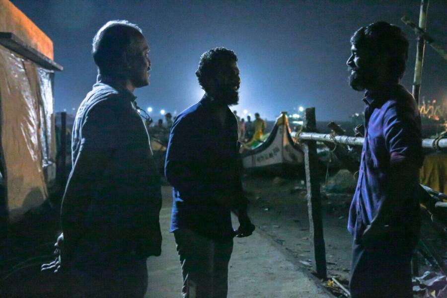 Dhanush on Wednesday night shared a photograph from the film's set and captioned it: "10 years ago this day 'Polladhavan' released. Our journey continues as a team to explore and learn together. From the sets of 'Vada Chennai' right now." Dhanush,actor Dhanush,Vada Chennai,Vada Chennai on the sets,Vada Chennai pics,Vada Chennai images,Vada Chennai stills,Vada Chennai pictures,Vada Chennai photos