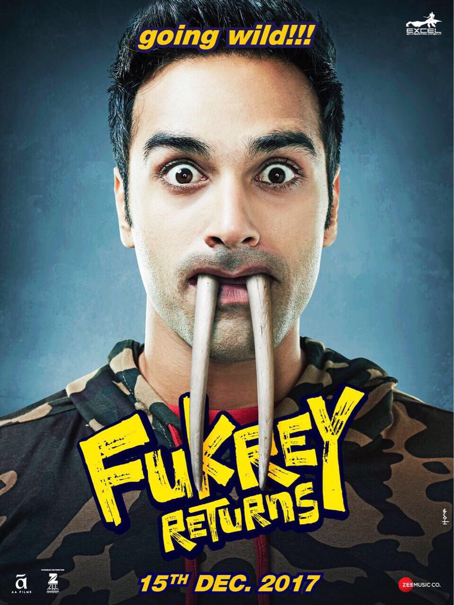 Going wild of Fukrey Returns. Richa Chadha,Pulkit Samrat,Ali Fazal,Manjot Singh,Fukrey Returns first look poster,Fukrey Returns first look,Fukrey Returns poster,Fukrey Returns movie poster