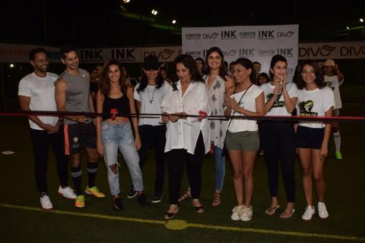 Shibani Dandekar and Dino Morea at the opening ceremony of 