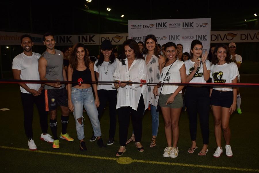 Actors Shibani Dandekar and Dino Morea at Opening Ceremony of Roots Premier League - Women's Edition. Shibani Dandekar and Dino Morea,Shibani Dandekar,Dino Morea,Women Roots Premier League,Women Roots Premier League opening ceremony,Women Roots Premier League launch