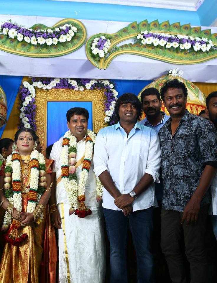 Vijay Sethupathi, Samuthirakani at Nalan Kumarasamy wedding. R Parthiban,Vijay Sethupathi,Samuthirakani,Shanthanu,Nalan Kumarasamy wedding,Nalan Kumarasamy marriage,Nalan Kumarasamy wedding pics,Nalan Kumarasamy wedding images,Nalan Kumarasamy wedding stills,Nalan Kumarasamy wedding pictures,Nalan Kumarasamy weddin