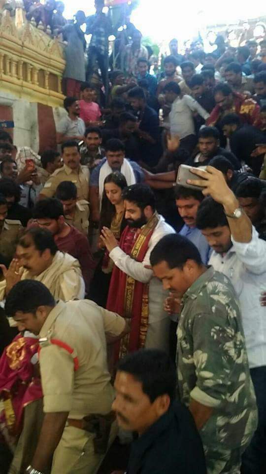 NTR, Koratala Siva offer special prayers at Bhadrachalam. Jr NTR,Jr NTR visits Bhadrachalam,Bhadrachalam Temple,#NTRAtBhadrachalam,NTR at Bhadrachalam,Jr NTR new pics,Jr NTR new images,Jr NTR new pictures,Jr NTR new photos