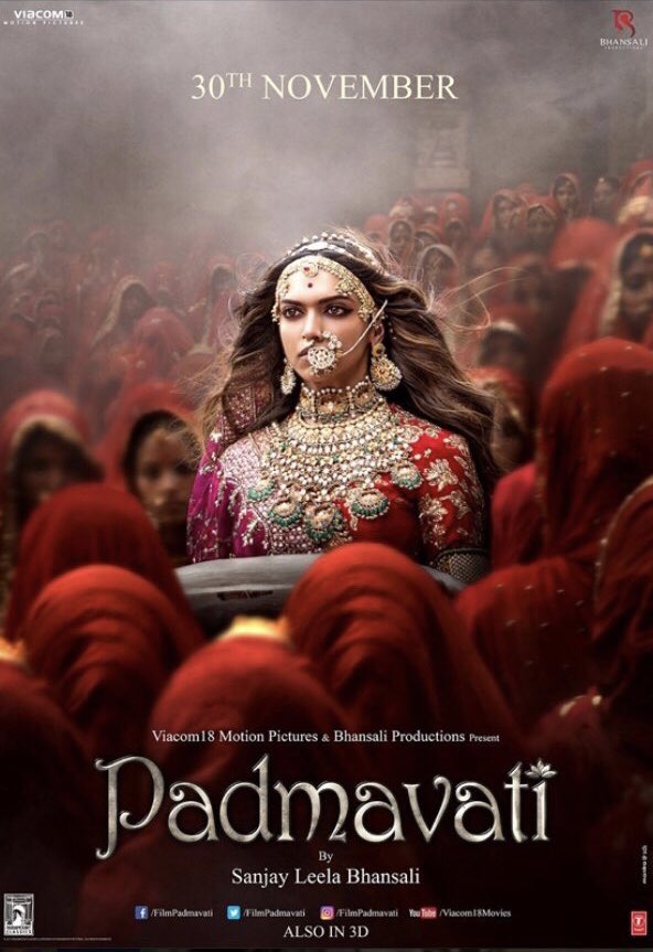 When people were anticipating on what more it had to offer the audience, Padmavati team came out with another poster for the UAE audience which has Deepika solely, giving an extremely intense look. In just that one still Deepika owns Padmavati & how. Sources also revealed how this sequence which has been shown in the poster is an extremely important scene of the film. If just a still is creating such a buzz we wonder the audience's reaction when the film is out. Deepika Padukone,actress Deepika Padukone,Padmavati poster,Padmavati new poster,Padmavati movie poster