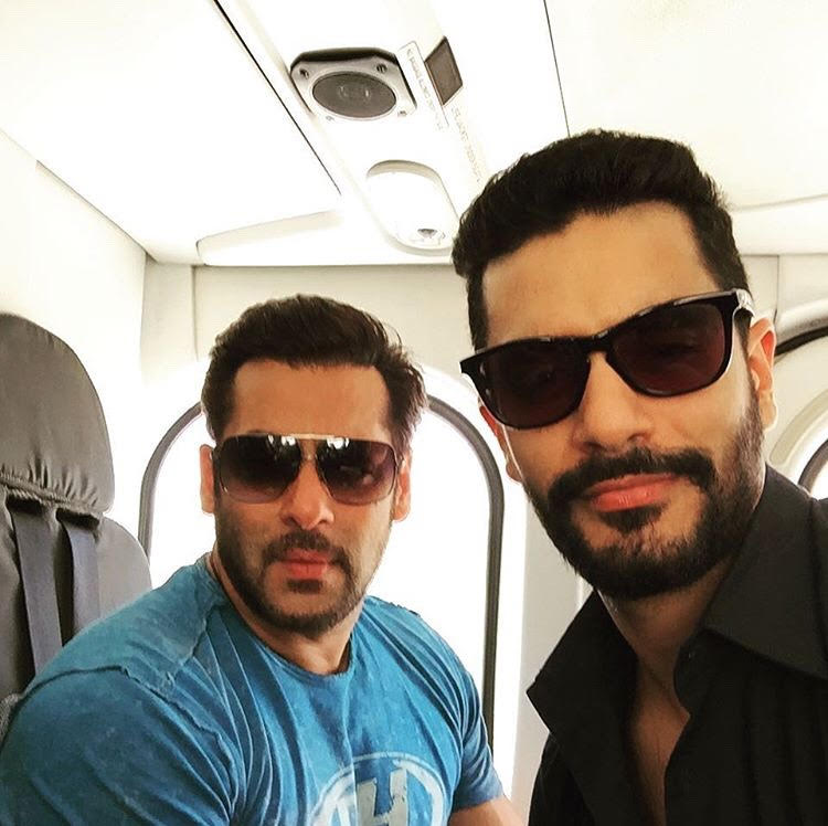 Angad Bedi who was last seen in Inside Edge is all geared up for his next release alongside with actor Salman Khan and Katrina Kaif. Angad Bedi,Salman Khan,Tiger Zinda Hai,Race 3,Salman Khan and Angad bond