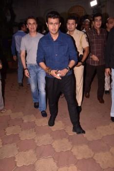 Sonu Nigam at Mohan Kumar's Prayer Meet.