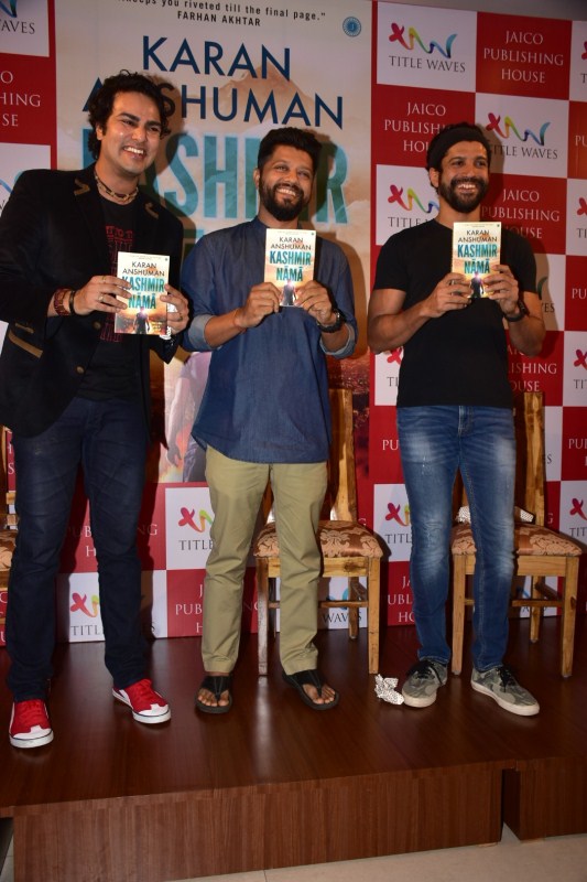 It is tedious but it is an amazing process when it comes to the other work" added Farhan. Farhan Akhtar,Karan Anshuman,Karan Anshuman book,Kashmir Nama,Farhan,Farhan Akhtar launches Karan Anshuman book