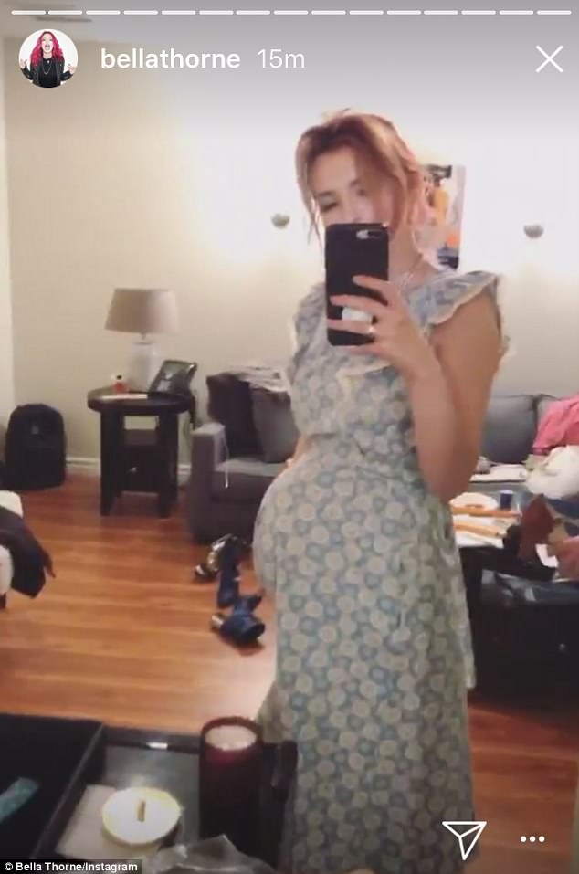 Actress Bella Thorne played a prank on her followers on social media by sharing a video of herself with a fake baby bump. The 20-year-old posted the video over Instagram on Tuesday, reports dailymail.co.uk. Bella Thorne,Bella Thorne baby bump,Bella Thorne fake baby bump,Bella Thorne baby bump pics,Bella Thorne baby bump images,Bella Thorne baby bump stills,Bella Thorne baby bump pictures,Bella Thorne baby bump photos,Bella Thorne fake baby bump pics,Bella Th