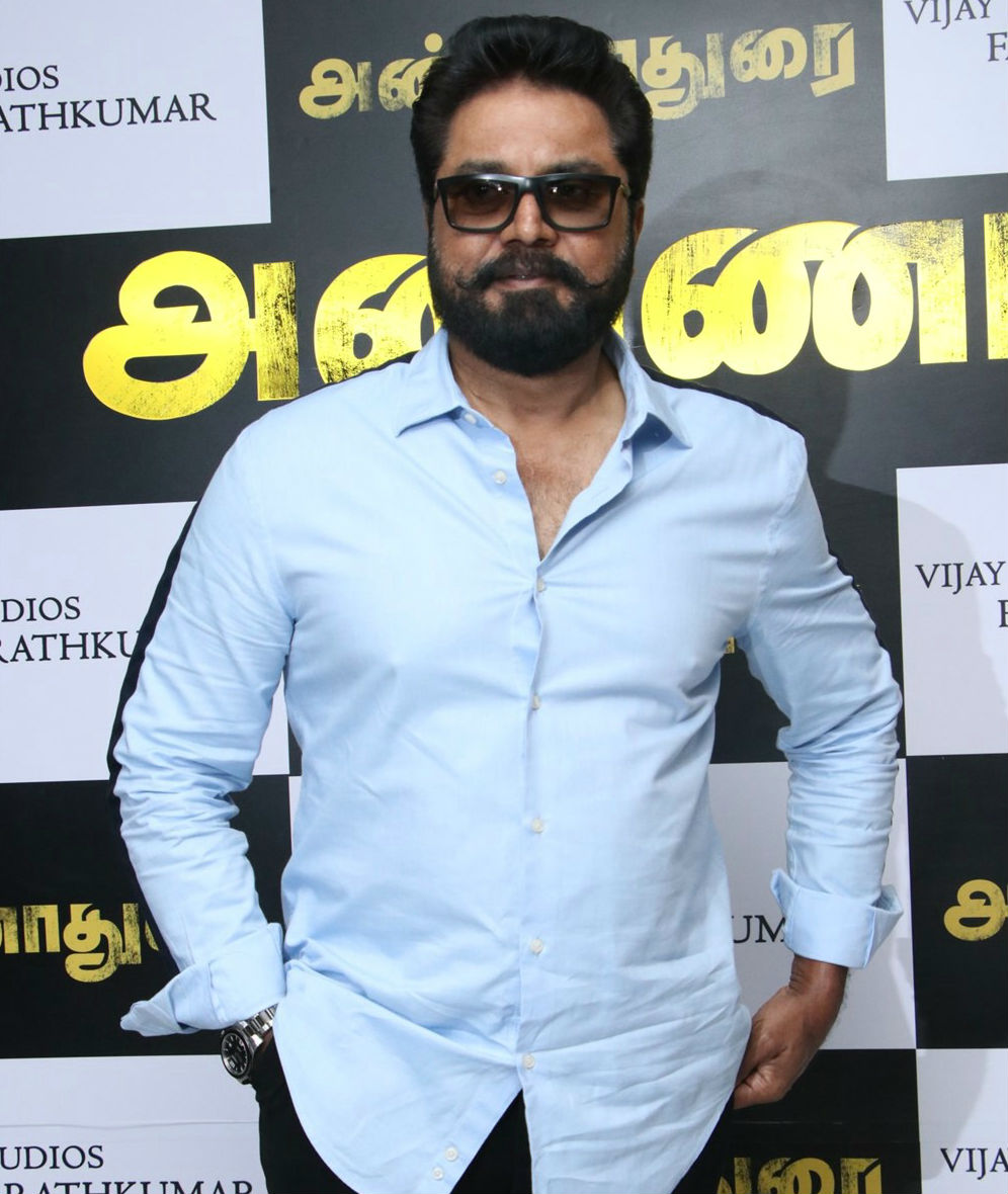 Sarathkumar at Annadurai Audio Launch. Vijay Antony,Diana Champika,Radhika,Sarathkumar,Annadurai Audio Launch,Annadurai Audio,Annadurai Audio Launch pics,Annadurai Audio Launch images,Annadurai Audio Launch stills,Annadurai Audio Launch pictures,Annadurai Audio Launch photos