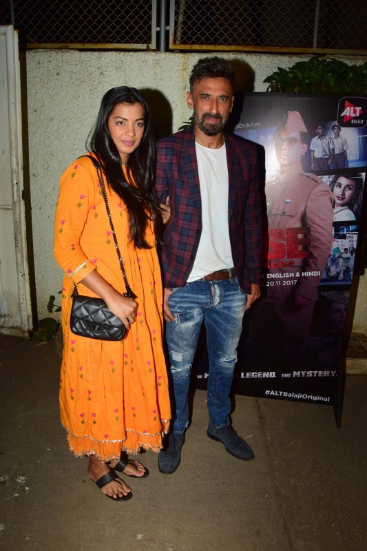 Rahul Dev and Mugdha Godhse at special screening of ALTBalaji's Bose: Dead/Alive. Jhanvi,Boney Kapoor,ALTBalaji Romil,Manraj Singh,Rajeev Siddhartha,Karishma Sharma,Gizele Thakral,Rahul dev,Mughda Godhse