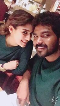 South Indian actress Nayanthara celebrates her birthday with Vignesh Shivan.