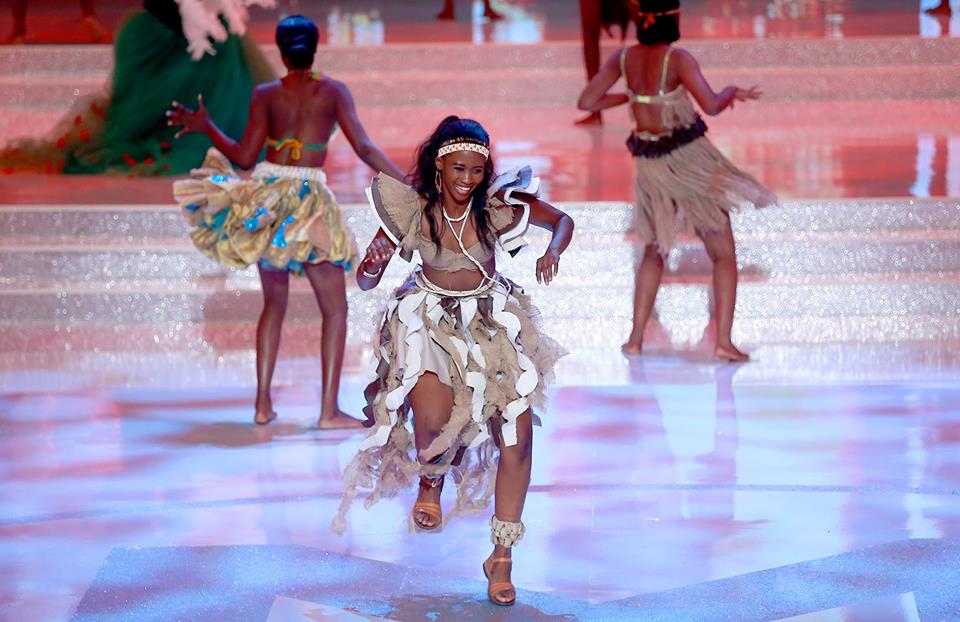 The candidates during the Dances of the World segment at the Miss World 2017. Miss World 2017,miss world 2017 winner,miss world 2017 top 40,miss world 2017 India,Miss World 2017 pics,Miss World 2017 images,Miss World 2017 stills,Miss World 2017 pictures,Miss World 2017 photos