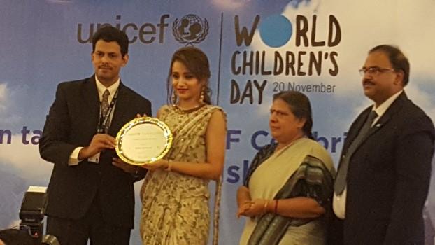 Trisha Krishnan becomes The First UNICEF Celebrity Advocate On World's Children's Day.