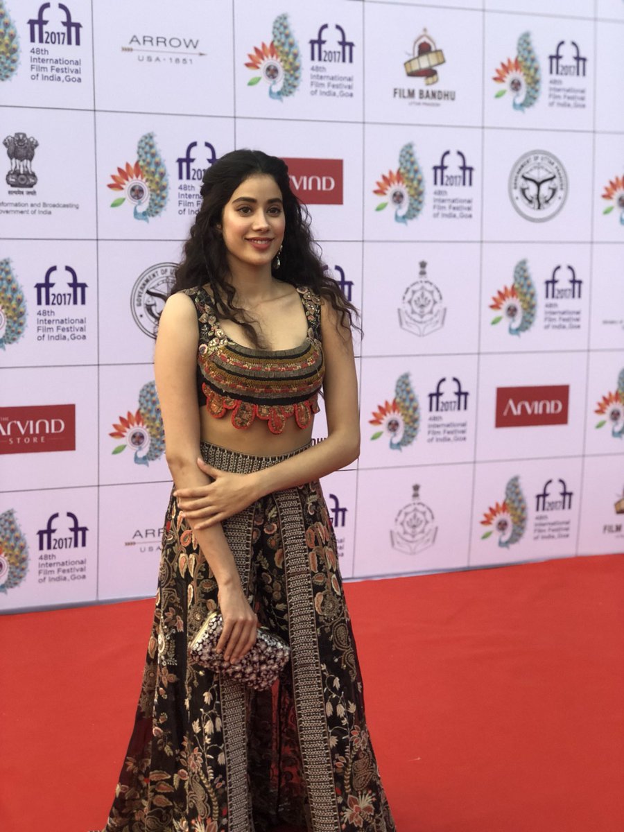 Cute Janhvi Kapoor at the Red Carpet for the Opening ceremony at IFFI 2017. Gorgeous Janhvi Kapoor,Janhvi Kapoor,actress Janhvi Kapoor,Janhvi Kapoor hot pics,Janhvi Kapoor at IFFI 2017,Janhvi Kapoor hot images,Janhvi Kapoor hot stills,Janhvi Kapoor hot pictures,Janhvi Kapoor hot photos