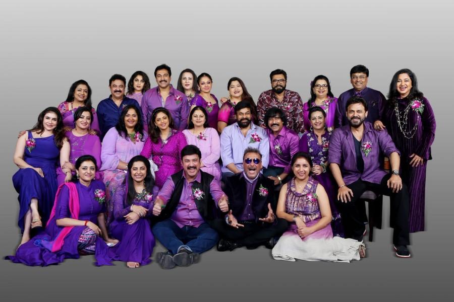 Actors from the 80’s celebrated friendship and brotherhood once again this year hosted by Suhasini and Lissy. Celebs Reunion,South Indian Stars of 80's,Chiranjeevi,Venkatesh,8th Annual Meet of South Indian Stars,Suhasini Maniratnam?,?Kushboo?,?Raadhika Sarathkumar?,?Bhagyaraj?,?Chiranjeevi?,?Daggubati Venkatesh?,?Poornima Jayaram??