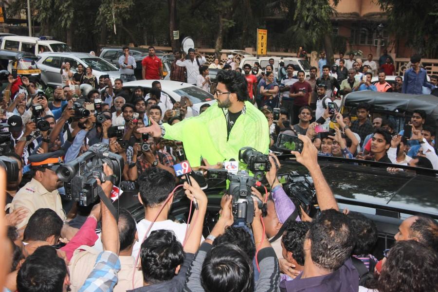 Ranveer Singh wows in Neon Dress at Adidas Store Launch in Mumbai. Ranveer Singh,actor Ranveer Singh,Ranveer Singh in Neon Dress,Ranveer Singh Neon Dress,Ranveer Singh at Adidas store launch,Adidas store launch,Adidas store launch pics,Adidas store launch images,Adidas store launch stills,Adidas store launch pictures,Adi